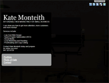Tablet Screenshot of katemonteith.com